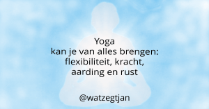 Yoga kan je van alles brengen: flexibiliteit, kracht, aarding en rust